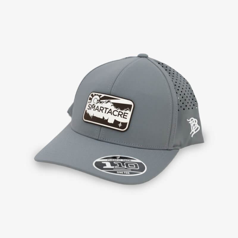 Gray Performance Dry Fit Hat