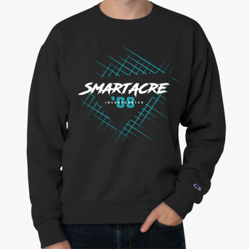 80s Champion Crewneck Sweatshirt Black